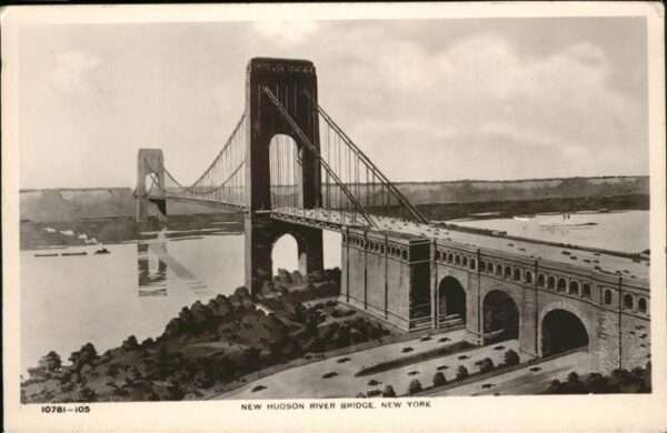 New York City New Hudson River Bridge
