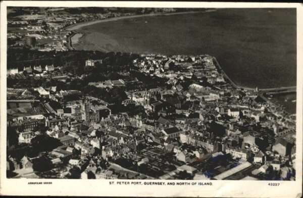 Guernsey Channel Islands St Peter Port Fliegeraufnahme