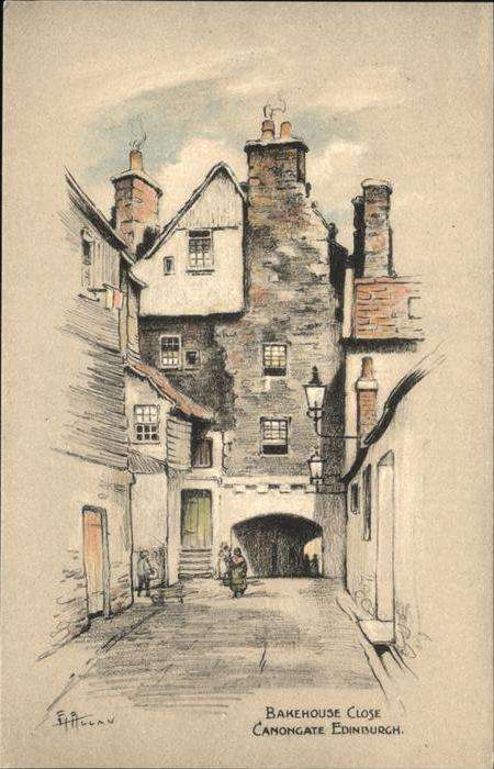 Edinburgh Scotland Bakehouse Close