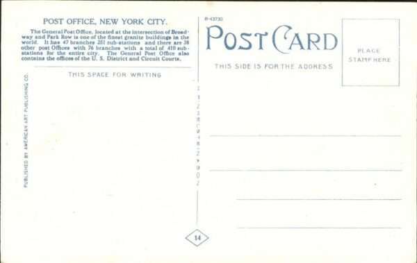 New York City Post Office Strassenbahn – Bild 2