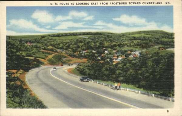 Cumberland Maryland Frostburg Toward