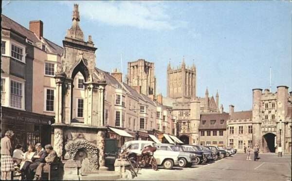 Wells Mendip Market Place Cathedral