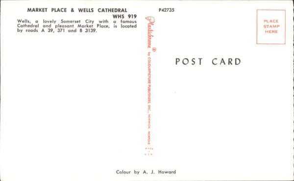 Wells Mendip Market Place Cathedral – Bild 2