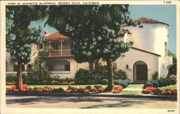 Beverly Hills California Home of Jeannette Mac Donald