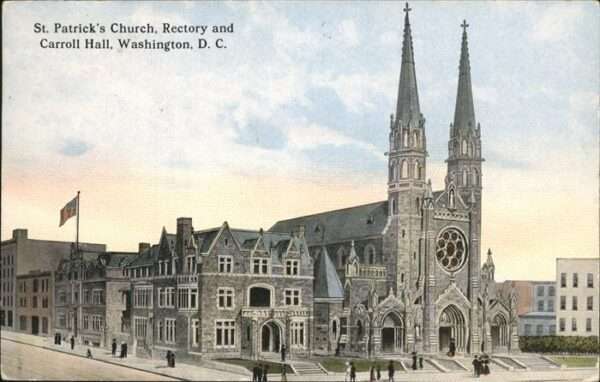 Washington DC St Patricks Church Rectory Carroll Hall