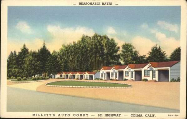 San Francisco California Milletts Auto Court