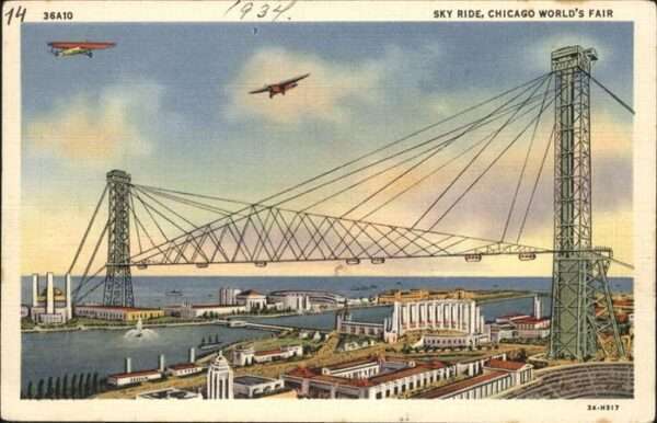 Chicago Heights Sky Ride Flugzeug