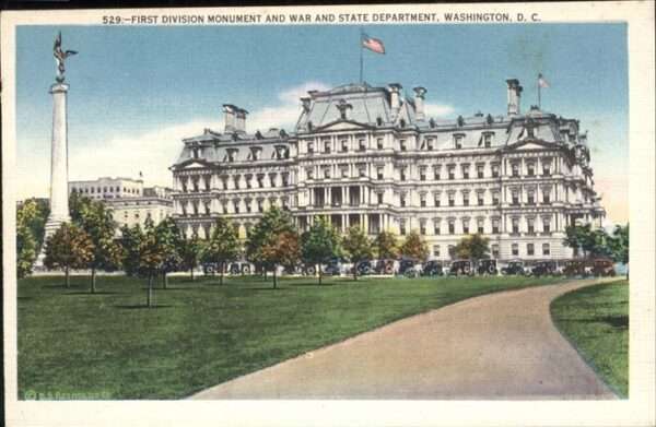 Washington DC First Division Monument State Departmen