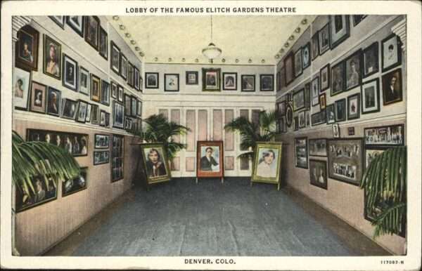 Denver Colorado Lobby Famous Elitch Gardens Theatre