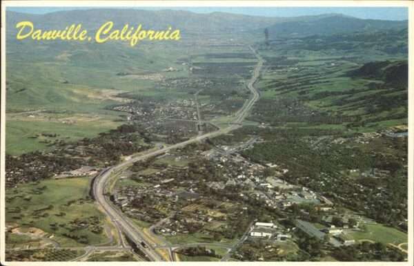 Danville California Fliegeraufnahme