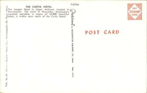Minneapolis Minnesota Curtis Hotel – Bild 2