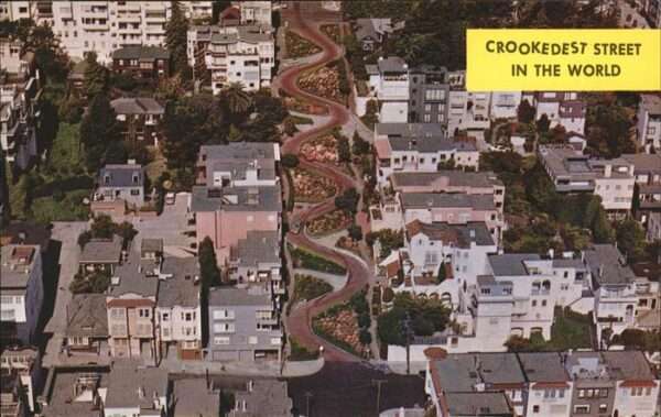 San Francisco California Crookedest Street