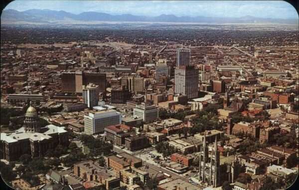 Denver Colorado Fliegeraufnahme