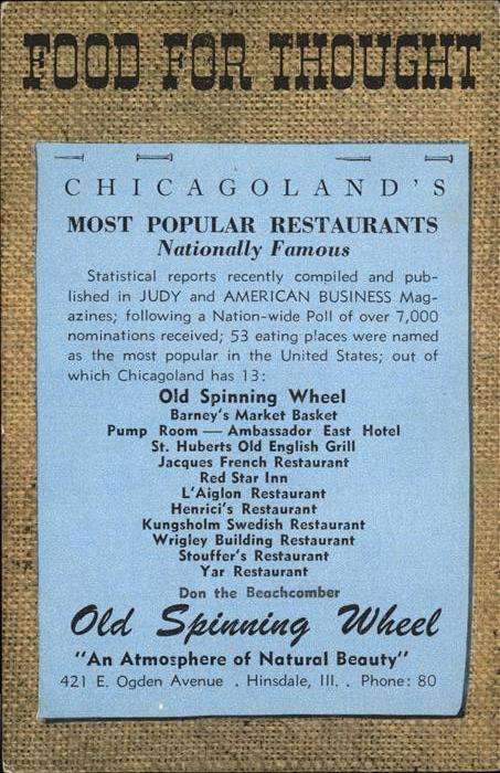 Hinsdale Illinois Most Popular Restaurants Nationally Fam