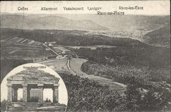 Celles aint-Flour Allarmont
Vexaincourt
Luvigny