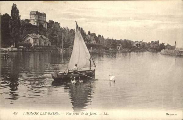 Thonon-les-Bains Vue prise de la Jetee