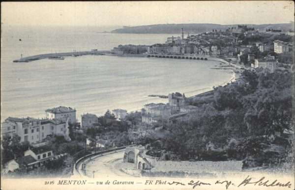 Menton Alpes Maritimes Vu de Caravan