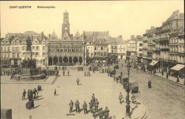 St Quentin Aisne Rathausplatz
