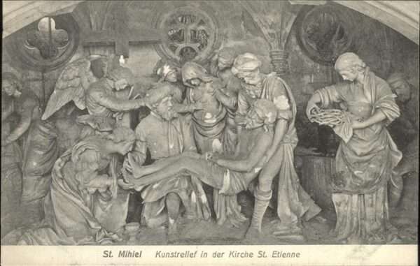 Saint-Mihiel Kunstrelief in der Kirche St. Etienne