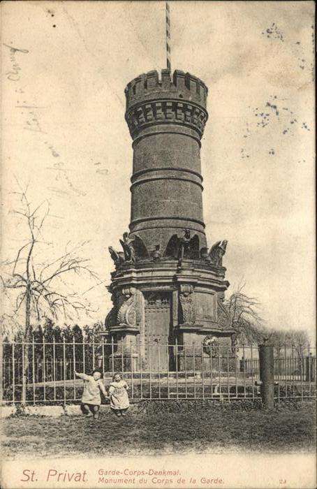 Saint-Privat Largentiere Garde-Corps-Denkmal
