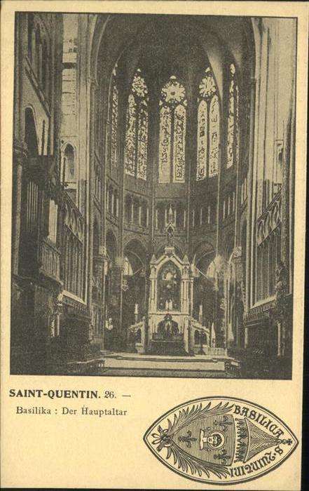 St Quentin Aisne Basilika
Hauptaltar