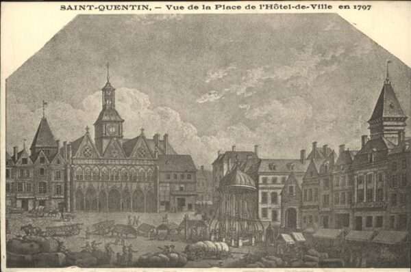 St Quentin Aisne Rathausplatz