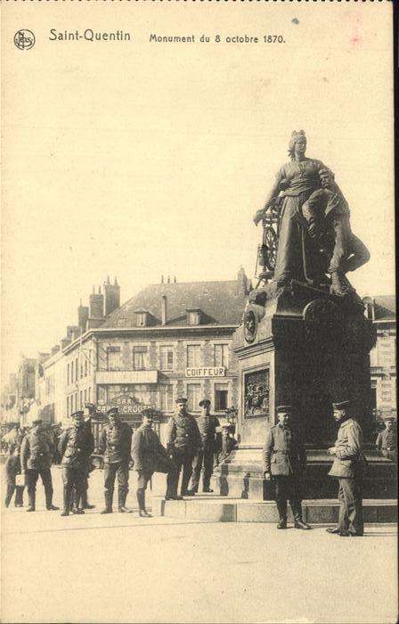 St Quentin Aisne Monument du 8. 10.1870