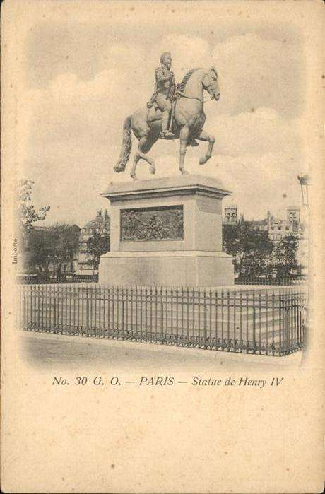 Paris Statue de Henry