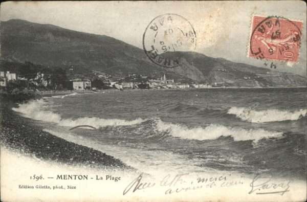 Menton Alpes Maritimes Plage