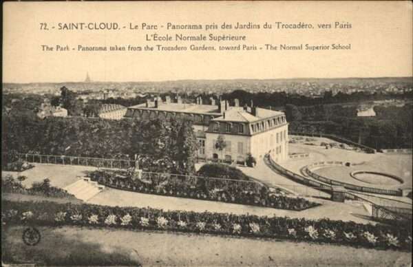 Saint-Cloud Paris parc
Ecole Normale Superieure