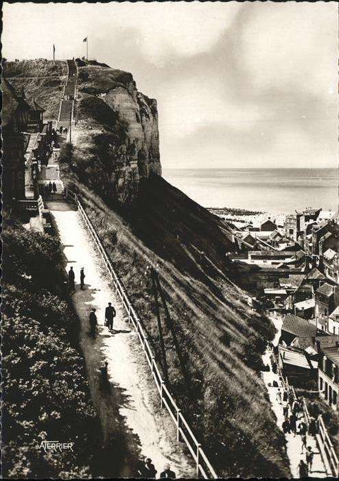 Le Treport Escaliers d`accès aux terrasses