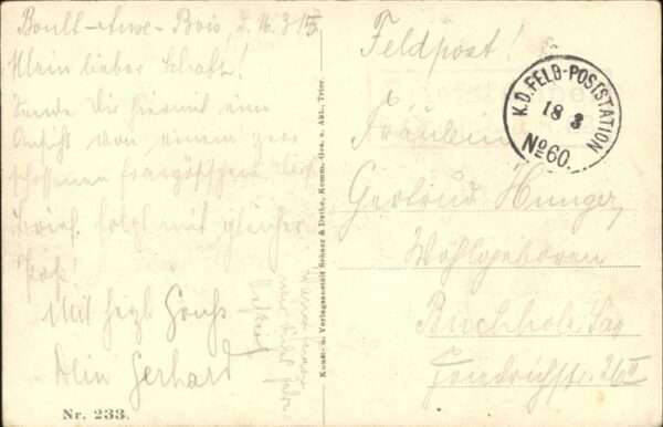 Montfaucon-d Argonne Heimkehrende Patrouille – Bild 2