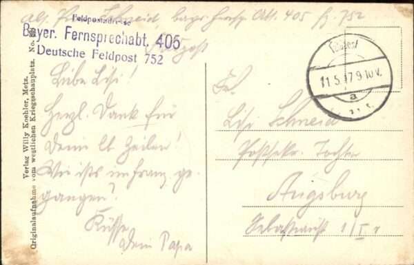 Billy-sur-Aisne Kirche Zerstörung 1. Weltkrieg – Bild 2