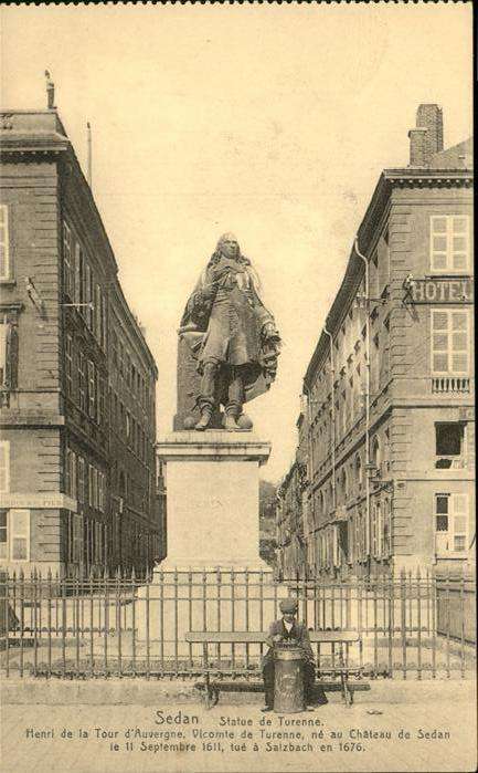 Sedan Ardennes Statue de Turenne
