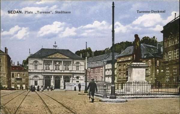 Sedan Ardennes Platz Turenne Stadthaus Turenne Denkmal