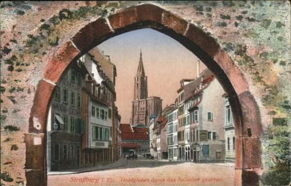Strasbourg Alsace Goldgießen Spitaltor