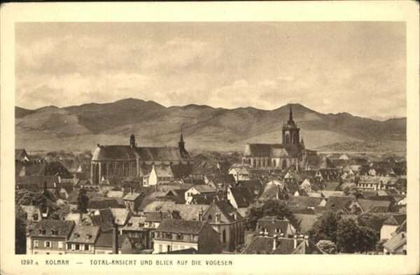 Colmar Haut Rhin Elsass Total-Ansicht