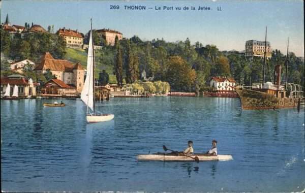 Thonon-les-Bains Le Port Schiff Boote