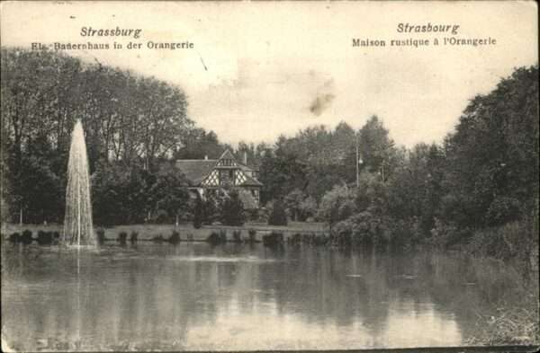 Strasbourg Alsace Bauernhaus Orangerie