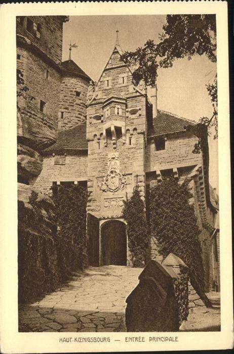 Hohkoenigsburg Haut-Koenigsbourg Entree principal