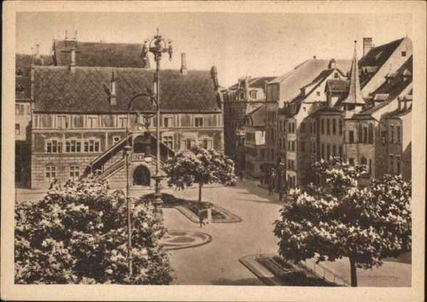 Mulhouse Muehlhausen Place de la Reunion Hotel de Ville