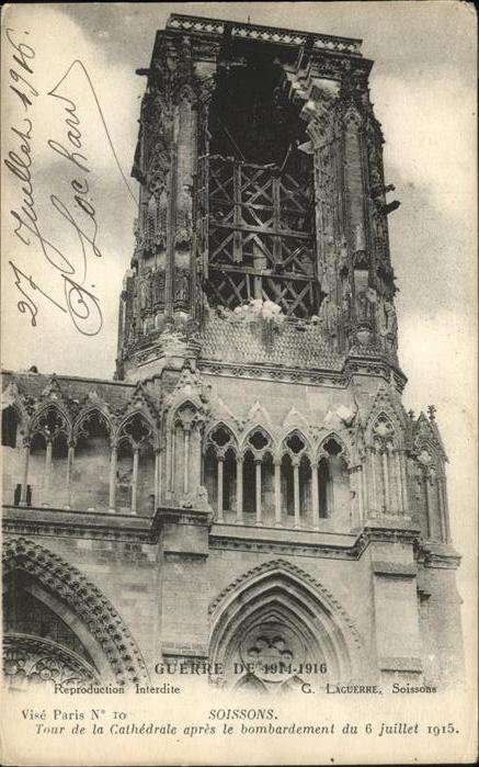 Soissons Tour de la Cathedrale