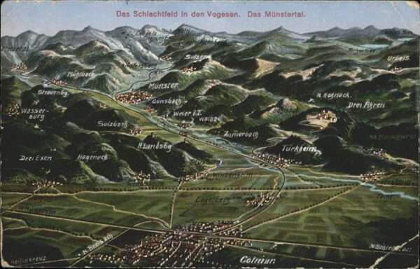 Muenster Elsass Schlachtfeld Münstertal