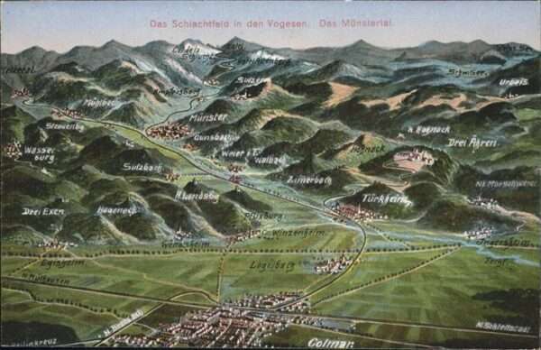 Muenster Elsass Schlachtfeld Münstertal