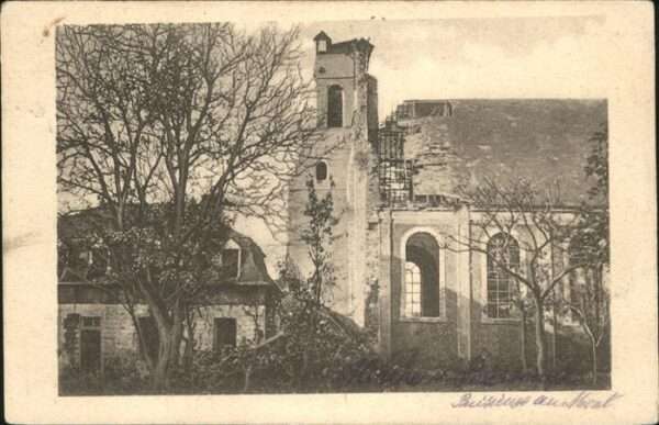 Sissonne Kirche Trümmer