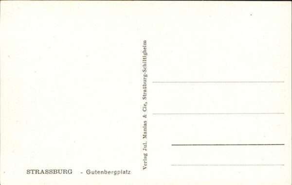 Strasbourg Alsace Gutenbergplatz – Bild 2