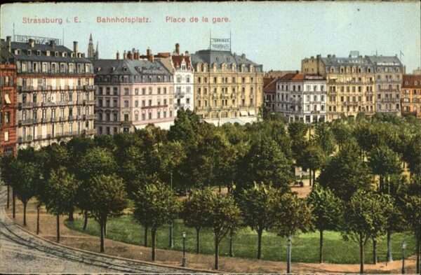 Strasbourg Alsace Bahnhofsplatz