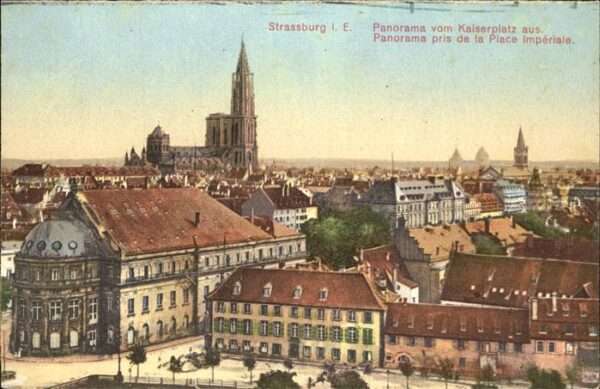 Strasbourg Alsace Panorama
Kaiserplatz