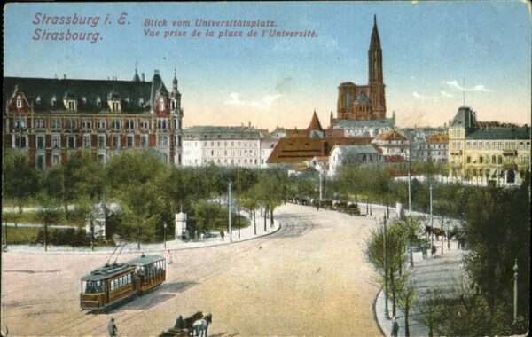 Strasbourg Alsace Universitätsplatz