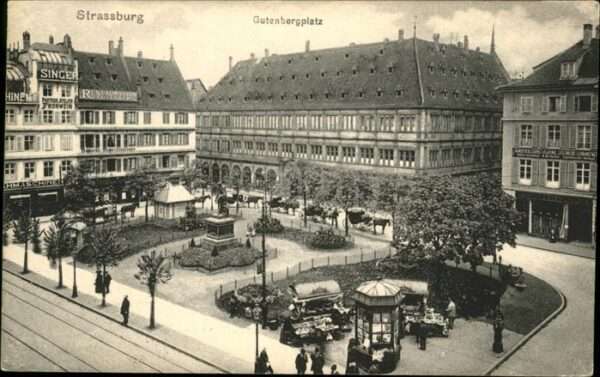 Strasbourg Alsace Gutenbergplatz